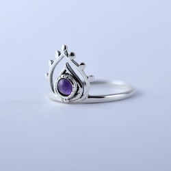 Amethyst Ring 925 Sterling Silver 925 Stamped Silver Boho Ring Jewellery