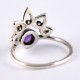 Amethyst Ring Handmade 925 Sterling Silver Crown Shape Ring Wholesale Silver Jewelry Manufacture Silver Jewelry