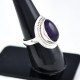 Amethyst Ring Oval Shape 925 Sterling Silver Ring Birthstone Ring Jewelry Engagement Ring Gift For Her