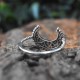 Antique Moon Shape Band Ring Handmade Silver Ring Jewelry 925 Sterling Silver Oxidized Jewelry