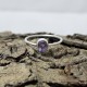 Attractive Purple Amethyst 925 Sterling Silver Ring Jewelry