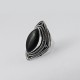 Beautiful Design !! Black Onyx 925 Sterling Silver Ring