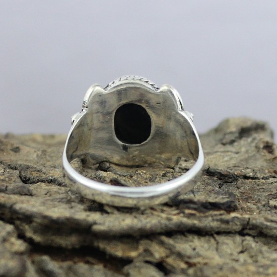 Fantastic Black Onyx 925 Sterling Silver Handmade Ring