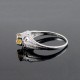 Amazing !! Indian Silver Jewelry Citrine 925 Sterling Silver Rhodium Plated Ring