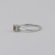 Square Shape Citrine 925 Sterling Silver Ring