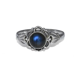 Attractive Labradorite 925 Sterling Silver Fine Ring Jewelry Gift For Her