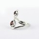 Attractive Natural Red Garnet 925 Sterling Silver Ring Boho Ring Silver Jewellery