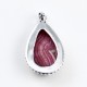 Attractive Pink Rhodochrosite Pendant Pear Shape Handmade 925 Sterling Silver Pendant Jewellery