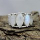 Awesome Marquise Shape Rainbow Moonstone 925 Sterling Silver Ring