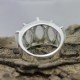 Awesome Marquise Shape Rainbow Moonstone 925 Sterling Silver Ring