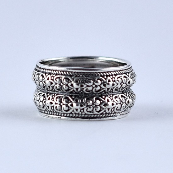 Band Ring Handmade 925 Sterling Plain Silver Indian Silver Jewellery Manufacture Jewellery