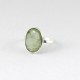 Beautiful Green Prehnite 925 Sterling Silver Handmade Ring Jewelry Engagement Ring Gift For Her