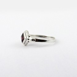 Beautiful Red Garnet 925 Sterling Silver Handmade Ring Jewelry Birthstone Ring Jewelry