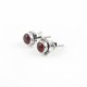 Beautiful Red Onyx 925 Sterling Silver Stud Earring Handmade Jewelry