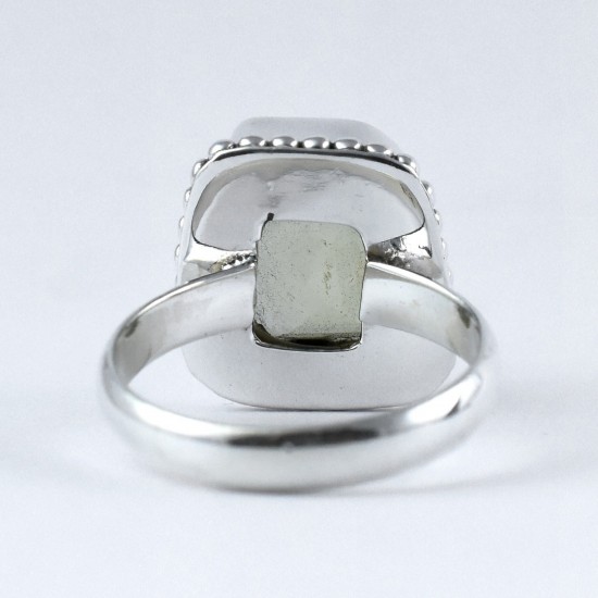 Beautiful Style Lemon Quartz Ring 925 Sterling Silver Oxidized Silver Jewellery Wholesale Silver Jewellery Bezel Setting Ring