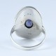 Bezel Setting Iolite Ring Handmade 925 Sterling Silver Boho Ring Birthstone Ring Jewellery Women Fashion Jewellery