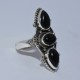 Black Onyx 925 Sterling Silver Handmade Birthstone Ring Boho Ring Jewelry