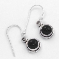 Black Onyx Drop Dangle Earring Women Jewellery Handmade 925 Sterling Solid Silver Oxidized Silver Jewellery Gift For Her