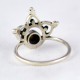 Black Onyx Ring Crown Shape Handmade 925 Sterling Silver Boho Ring Birthstone Ring Jewellery Gift For Her