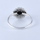 Black Onyx Ring Handmade 925 Sterling Silver Oxidized Silver Boho Ring Jewellery