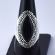 Black Onyx Ring Handmade 925 Sterling Silver Oxidized Silver Ring Jewelry Boho Ring Jewelry For Her