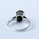 Black Onyx Ring Handmade 925 Sterling Silver Prong Setting Ring Engagement Ring Promises Ring Silver Ring Jewelry