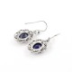 Blue Lapis 925 Sterling Silver Drop Dangle Earring Jewelry