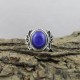 Alluring Blue Lapis Stone 925 Sterling Silver Ring