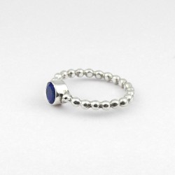 Blue Lapis Lazuli Ring 925 Sterling Solid Silver Band Ring Jewellery Engagement Ring Wedding Band Jewellery