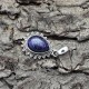 Accurate !! Blue Sunstone 925 Sterling Silver Handmade Pendant Indian Silver Jewelry