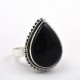 Blue Sunstone Pear Shape Handmade 925 Sterling Silver Ring Jewelry Gift For Her