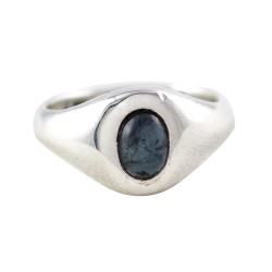 Blue Tourmaline Ring Handmade 925 Sterling Silver Statement Ring Birthstone Ring Jewelry