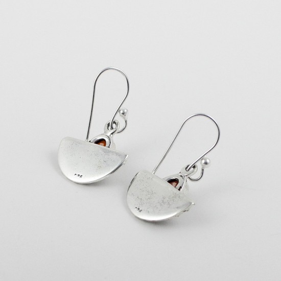 Carnelian 925 Sterling Silver Handmade Dangle Earring Fashion Jewelry