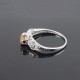 Amazing !!Citrine Rhodium Plated 925 Sterling Silver Ring Party Wear Jewelry