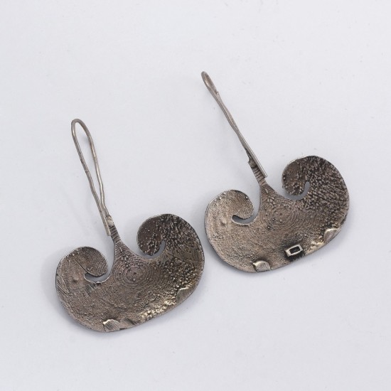 Drop Dangle Earring Antique Design 925 Sterling Silver Handmade Jewelry Indian Artisan Jewelry