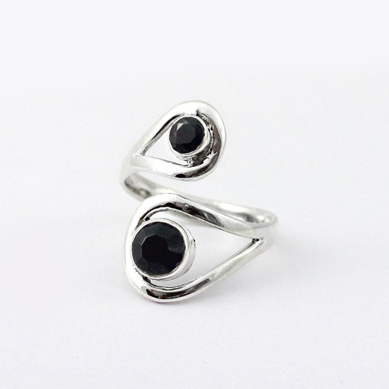Elegant Black Onyx 925 Sterling Silver Ring Wholesale Silver Jewelry Indian Silver Jewelry