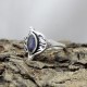 Elegant Blue Iolite 925 Sterling Silver Ring