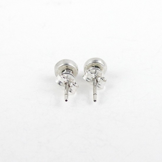 Natural Garnet 925 Sterling Silver Stud Earring Fashion Jewelry