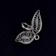 Feather Charming Pendant Solid 925 Sterling Plain Silver Jewellery Fine Silver Jewellery
