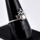 Freshwater Pearl Ring Handmade 925 Sterling Silver Ring Jewellery Engagement Ring Promises Ring Gift For Her