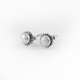 Amazing !! Freshwater Pearl Stud Earring 925 Sterling Silver Jewelry