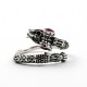 Garnet 925 Sterling Silver Indian Religious Ring Jewelry Daily Wear Jewelry