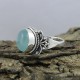 Beautiful Design Chalcedony 925 Sterling Silver Ring Jewelry