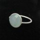 Attractive Chalcedony 925 Sterling Silver Handmade Ring