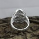 Unique !! Black Rainbow Labradorite Gemstone Silver Jewelry Ring