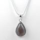 Golden Rutile Pendant 925 Sterling Silver Oxidized Jewelry Indian Silver Jewelry Manufacture Jewelry