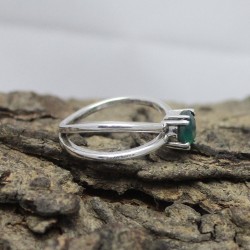 Green Onyx 925 Sterling Silver Handmade Ring
