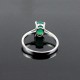 Do Something!! Green Onyx 925 Sterling Silver Rhodium Plated Ring Jewelry