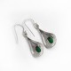 Green Onyx 925 Sterling Silver Teardrop Earring Handmade Jewelry