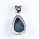 Handmade 925 Sterling Silver Larimar Pendant Pear Shape 925 Stamped Jewelry Wholesale Silver Jewelry